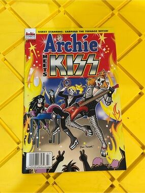 Archie Meets KISS Comic Book - Red & Yellow Cover